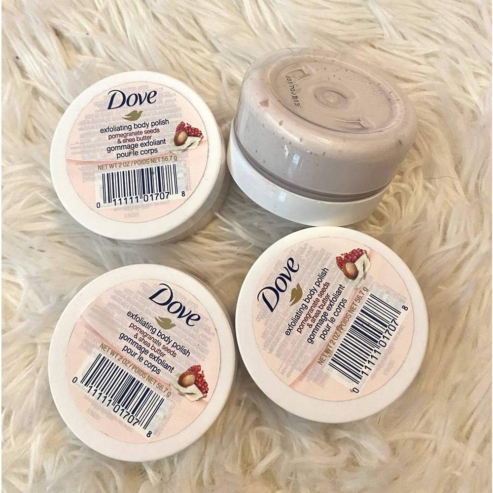 Bundle OF 4 Dove Body Polish NWT